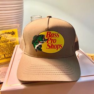 Camel Bass Pro Trucker Hat